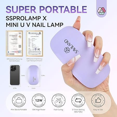 Saviland Mini UV Led Nail Lamp