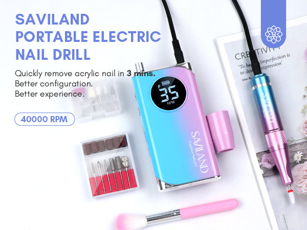 Saviland Nail Drill for Gel Nails