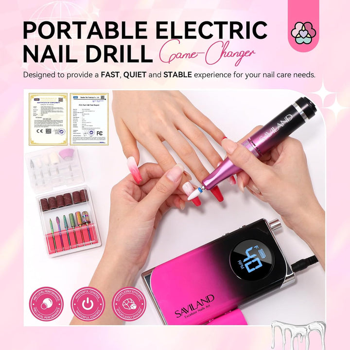 Saviland Nail Drill for Gel Nails