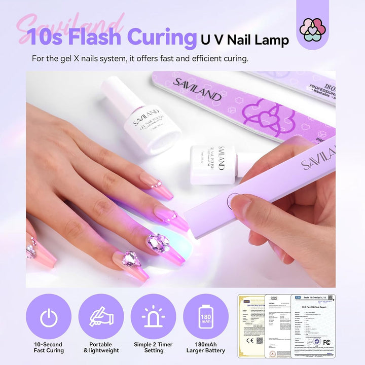 Saviland Portable UV Nail Light