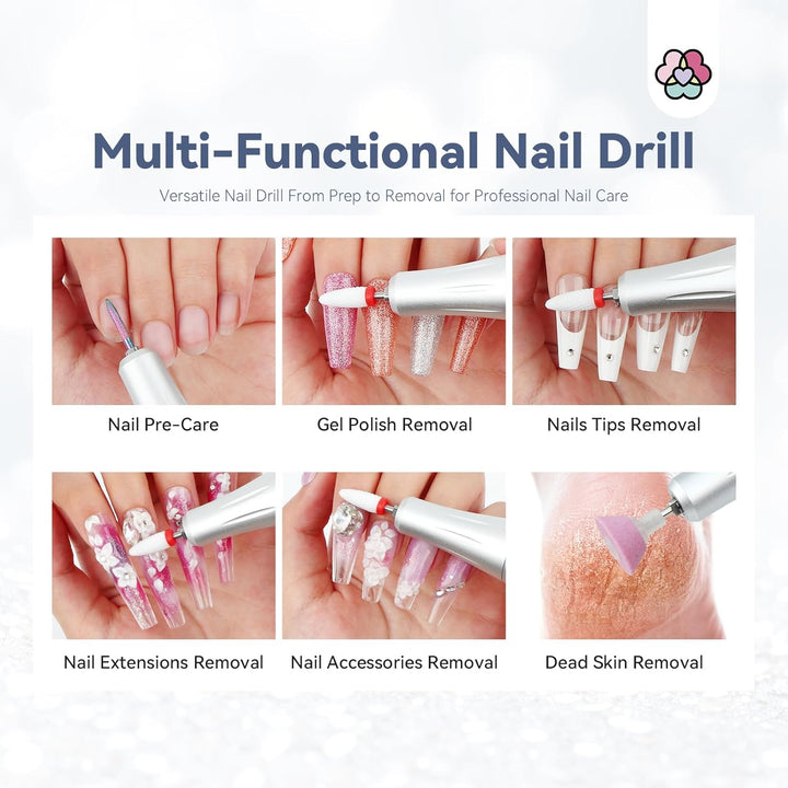 Saviland Rhinestone Nail Drill