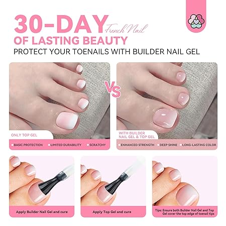 Saviland Short Square Toe Nails