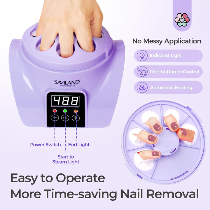 Saviland Steam Nail Gel Remover Machine