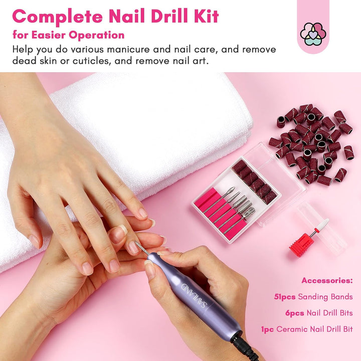 Saviland Dip Powder Nail Kit with Drill