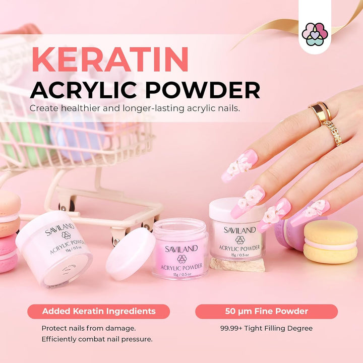 acrylic powder-Saviland acrylic nail kit set 