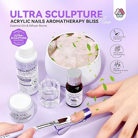 acrylic nails aromatherapy bless