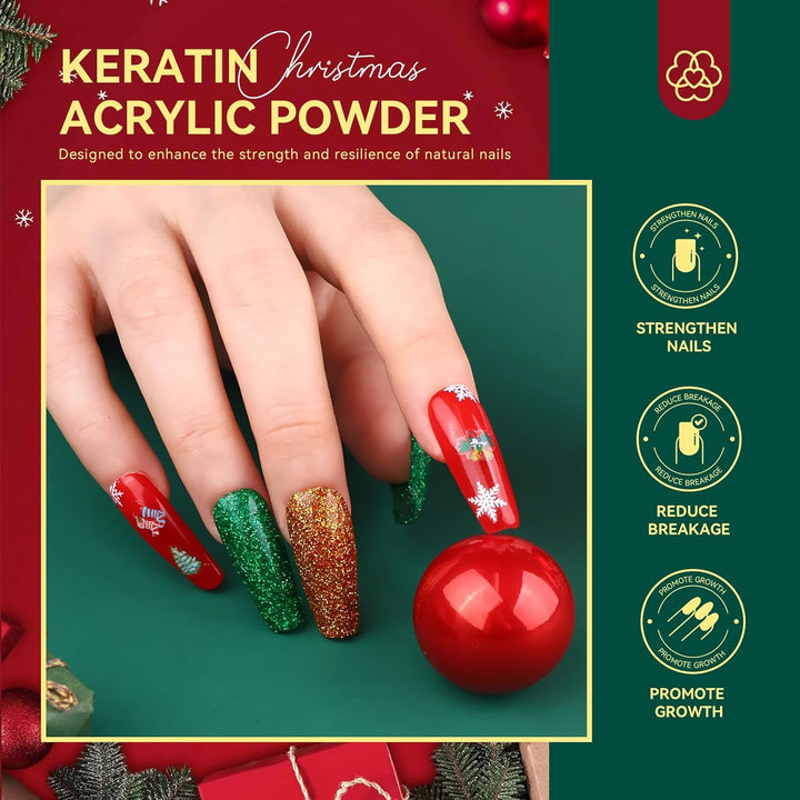 Saviland colored acrylic powder nails