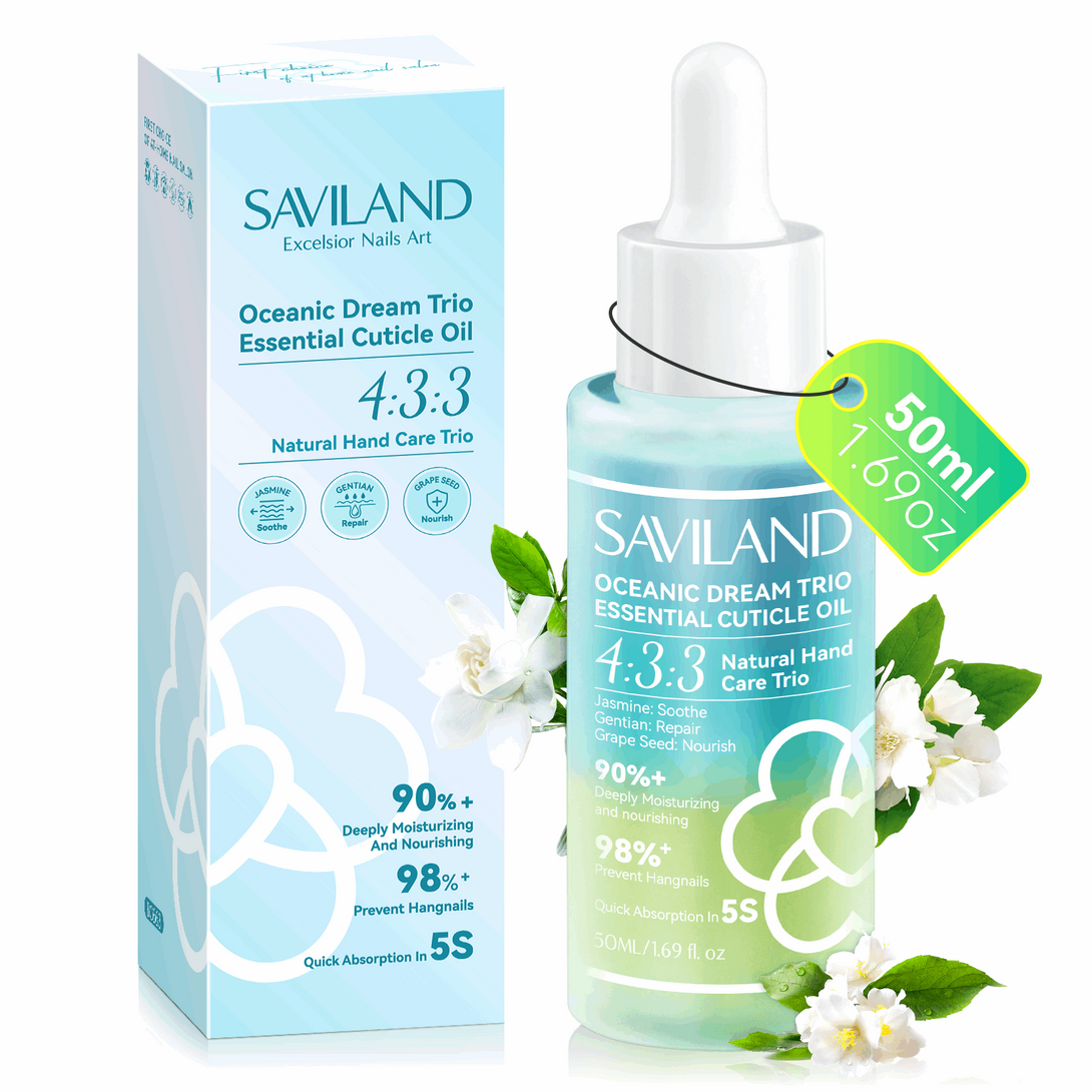 50ml Cuticle Oil for Nails Care - Fruity Natural Ingredient Vitamin C Dropper Design
