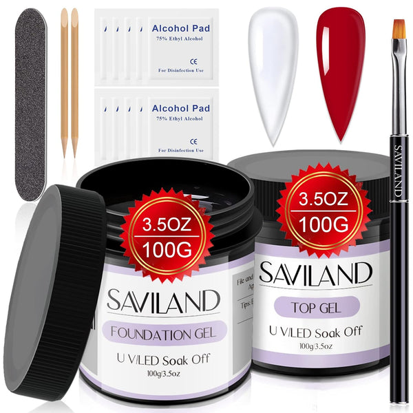 Saviland base and top gel coat set