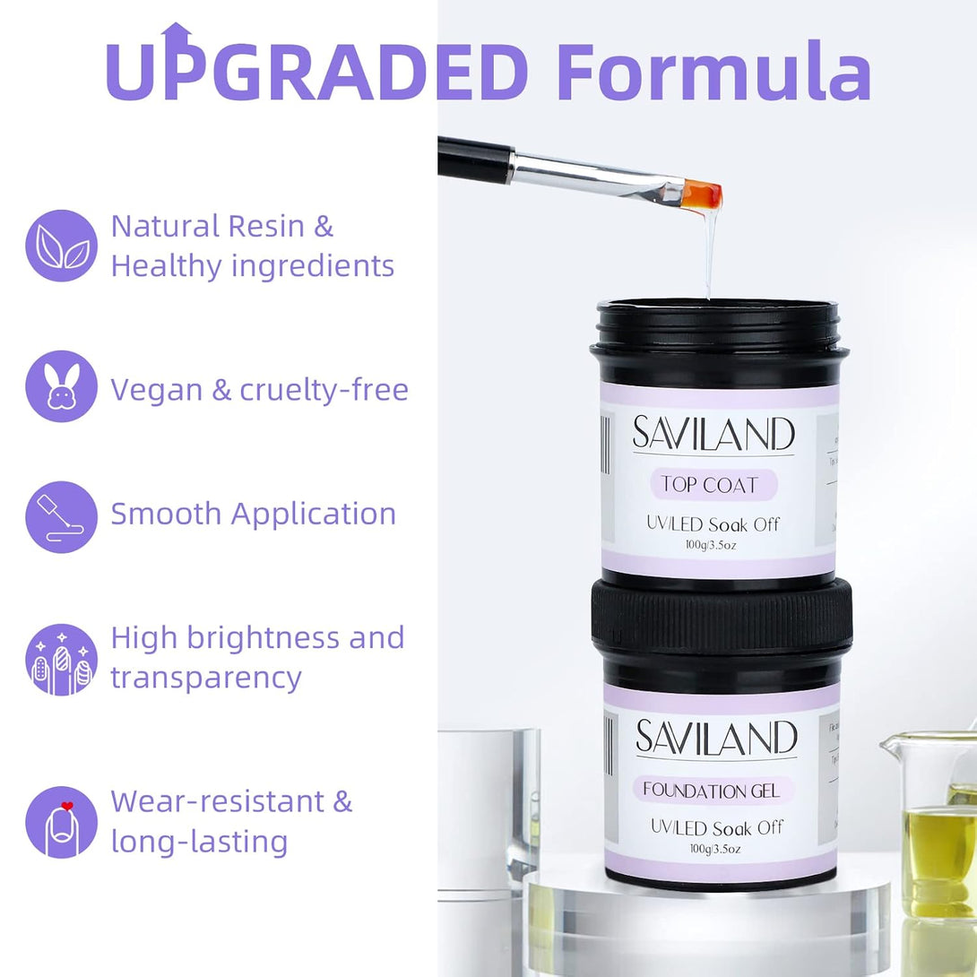 upgraded formula base and top gel coat set
