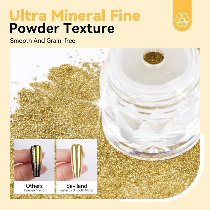 Why choose Saviland gold chrome powder