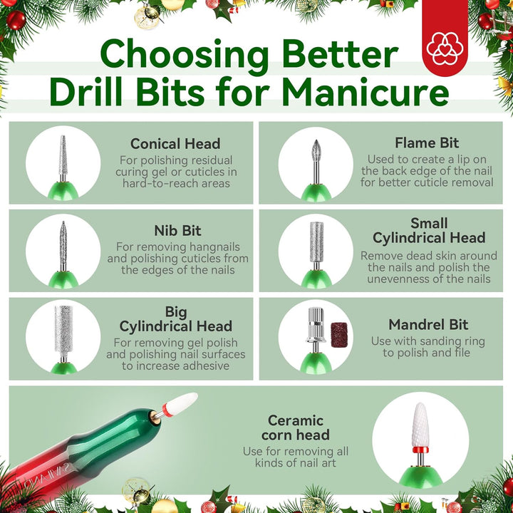 6 drill beats - Saviland 20000 rpm nail drill 