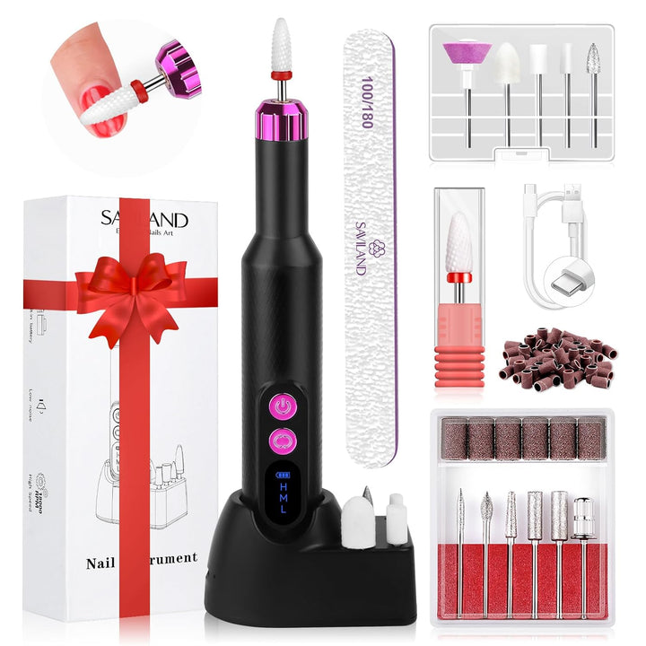 saviland electric nail drill kit-20000rpm