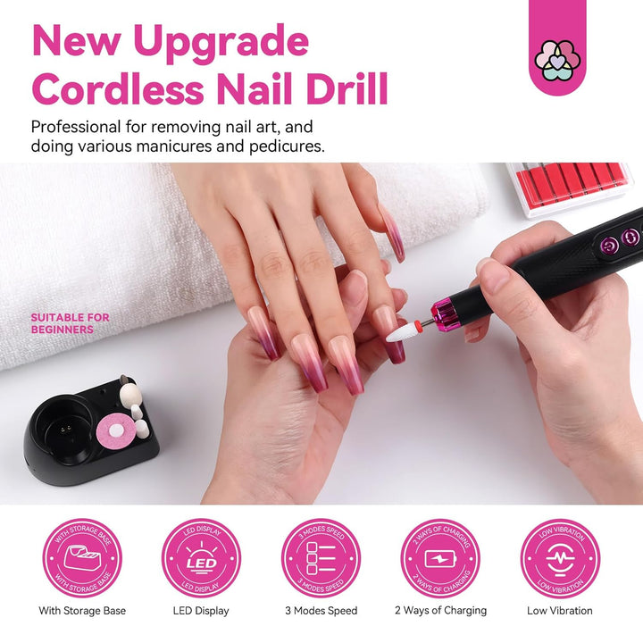 Pro Nail Tool: Saviland Electric Nail Drill Kit