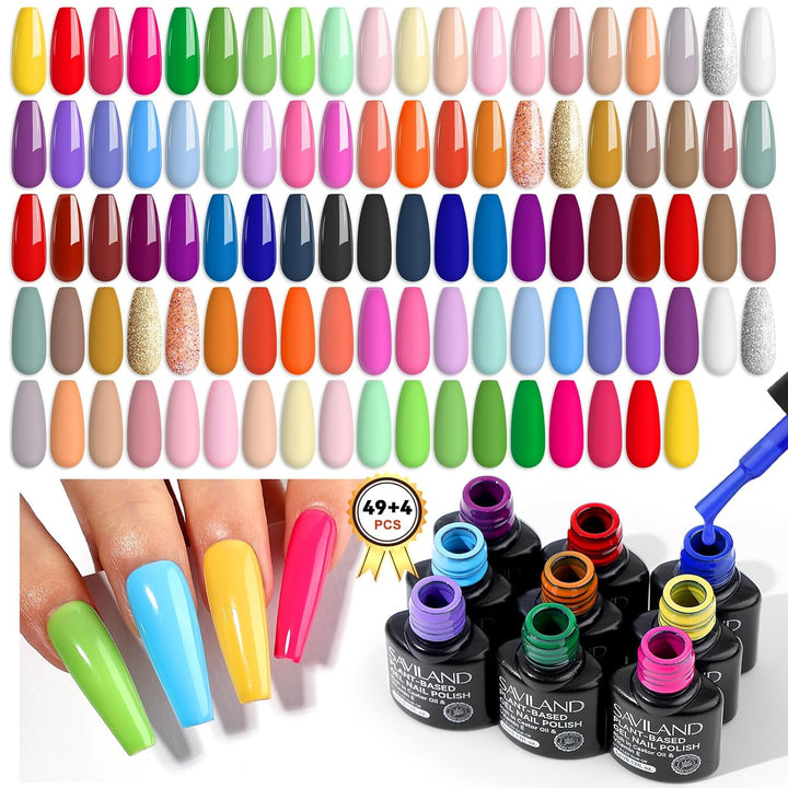 49 colors gel nail polish professional kit