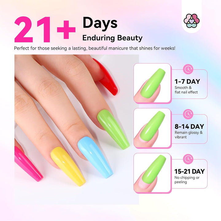 21 days + gel nail polish professional kit