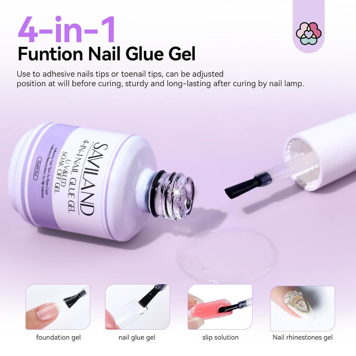 4 in 1 function nail lue gel 