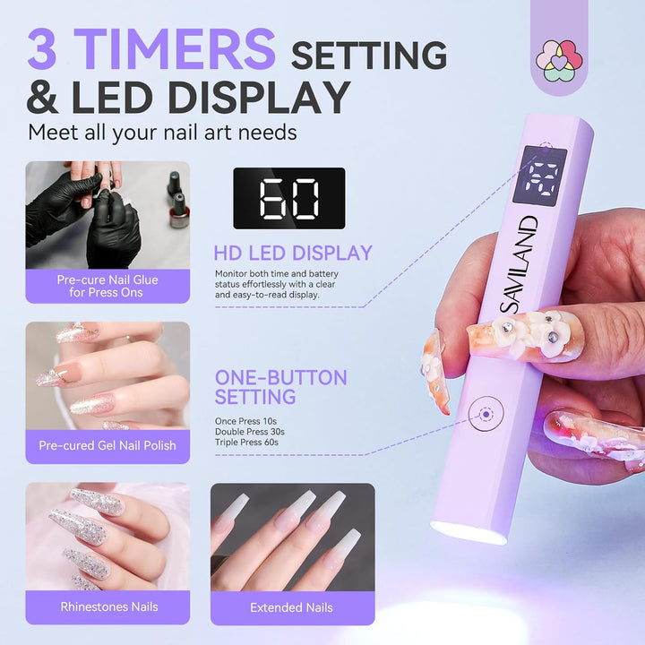 Saviland handheld uv lamp