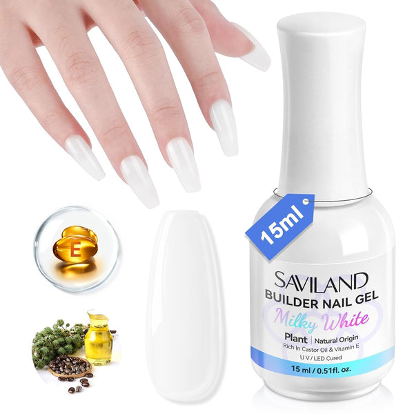 Natural Milky White Builder Gel In A Bottle