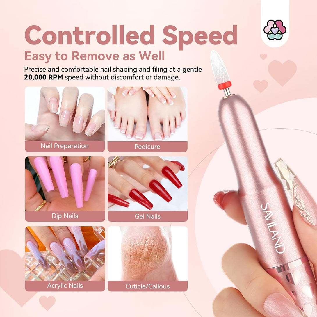 20000RPM Electric Nail Drill-controlled speed