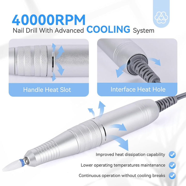 details of the Saviland powerful nail drill