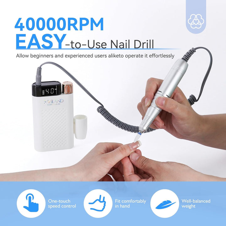 easy to use-Saviland portable nail drill