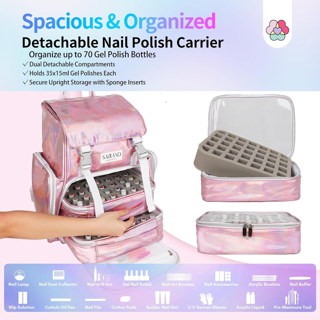 SAILAND gel nail kit storage bag