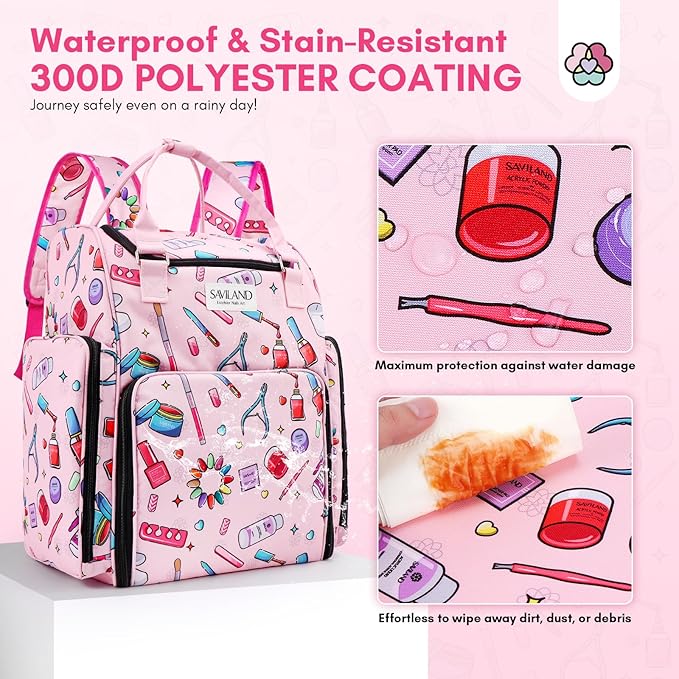 waterproof nail polish holder bag