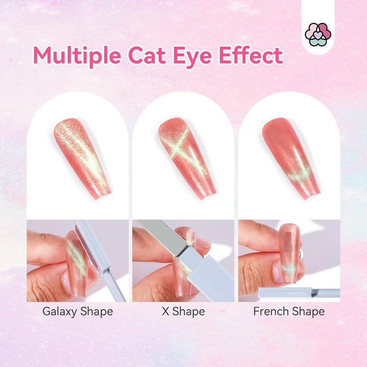 Saviland multiple cat eye nail polish