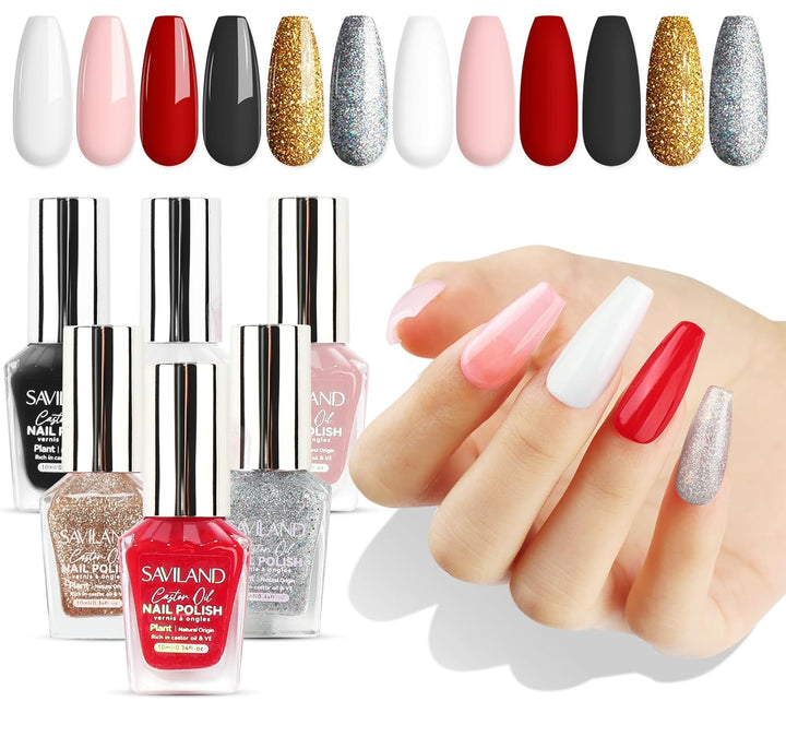 Saviland classic nail colors polish set