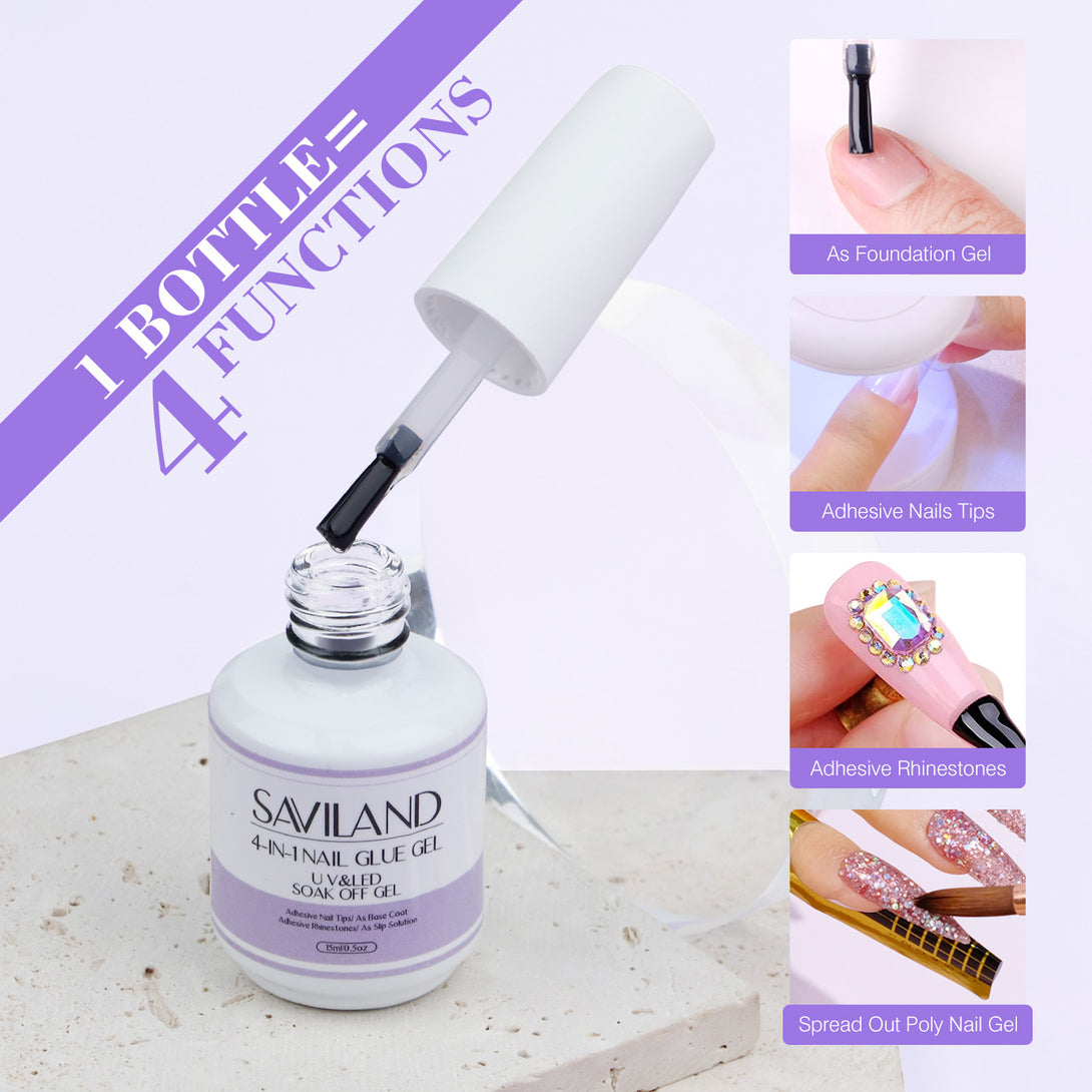 4 in1 saviland nail glue gel