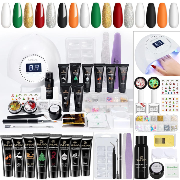 Saviland polygel starter kit with everthing for nail art