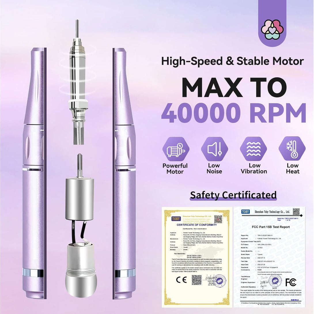 High Speed Nail Drill 40000 RMP