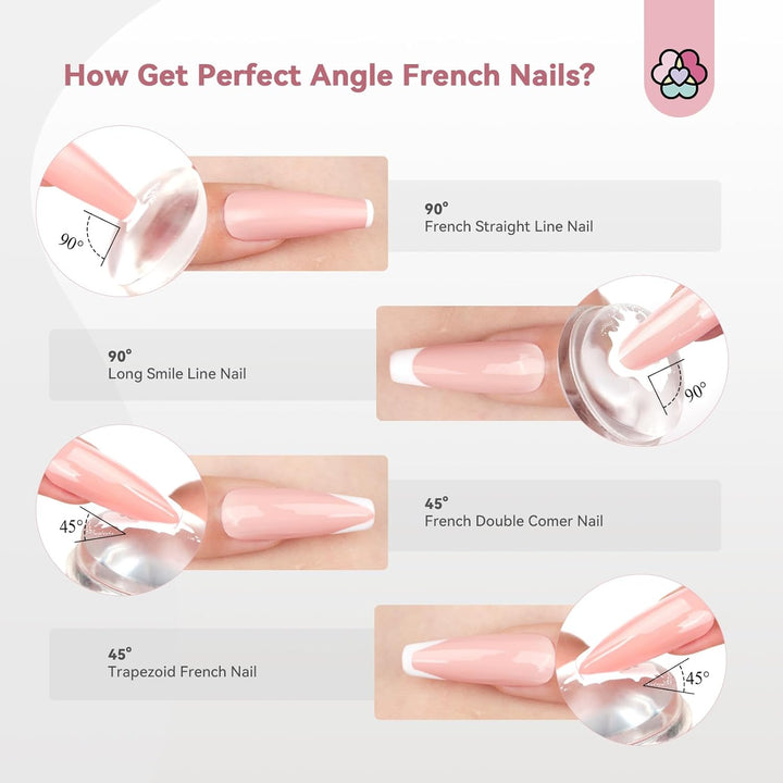 how to get french nails by saviland french tip nail stamp