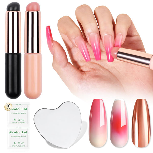 Saviland silicone nail brush set