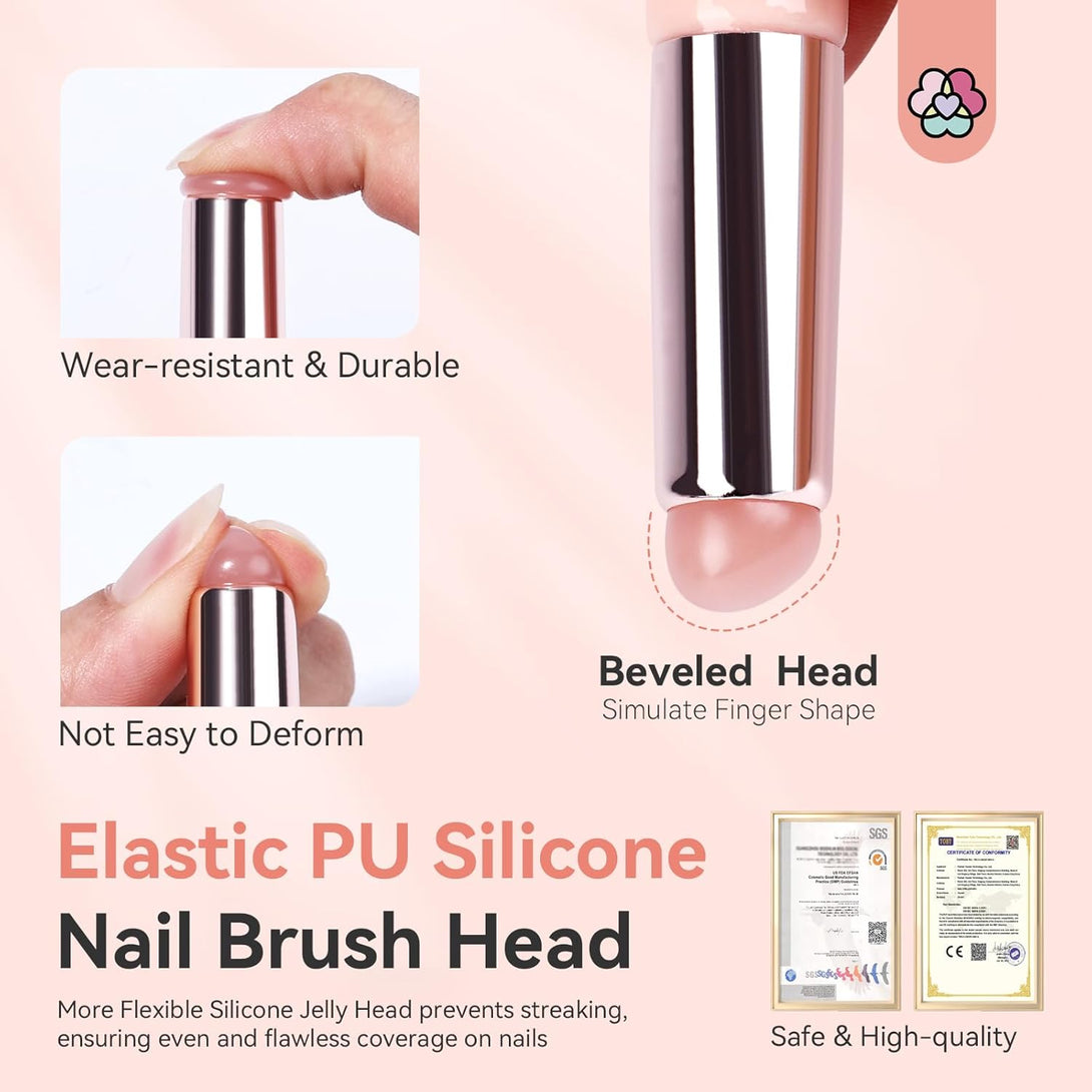 details of the nail art silicone brush