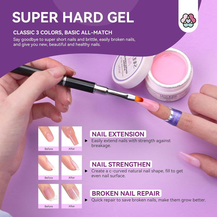 super hard gel