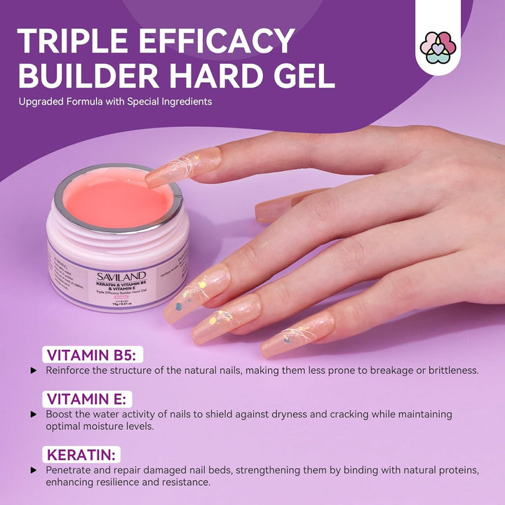 triple efficacy builder hard gel