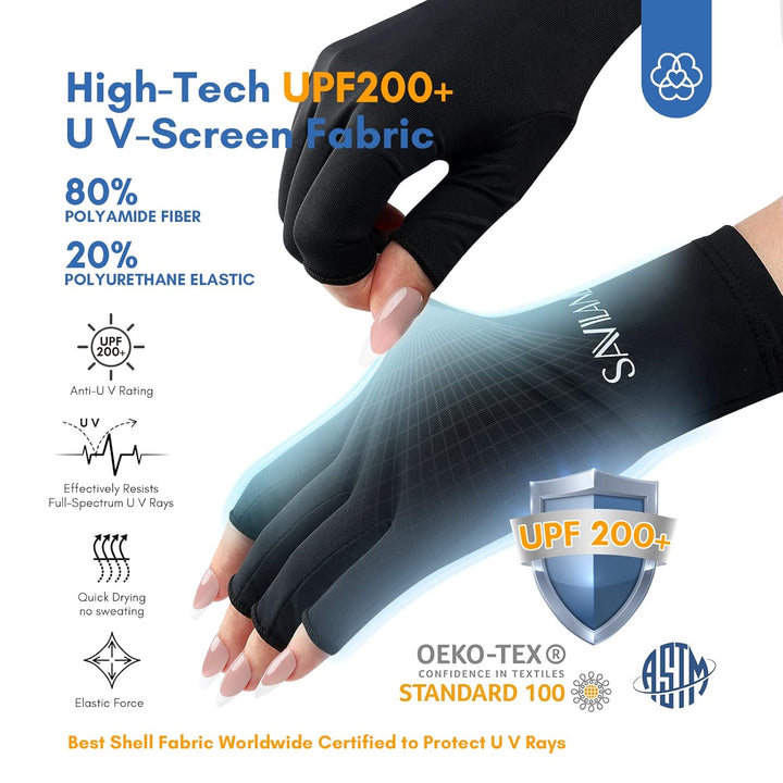 uv protection gloves for nails