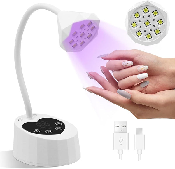 27W Rechargeable UV LED Nail Lamp: Fast & Flexible