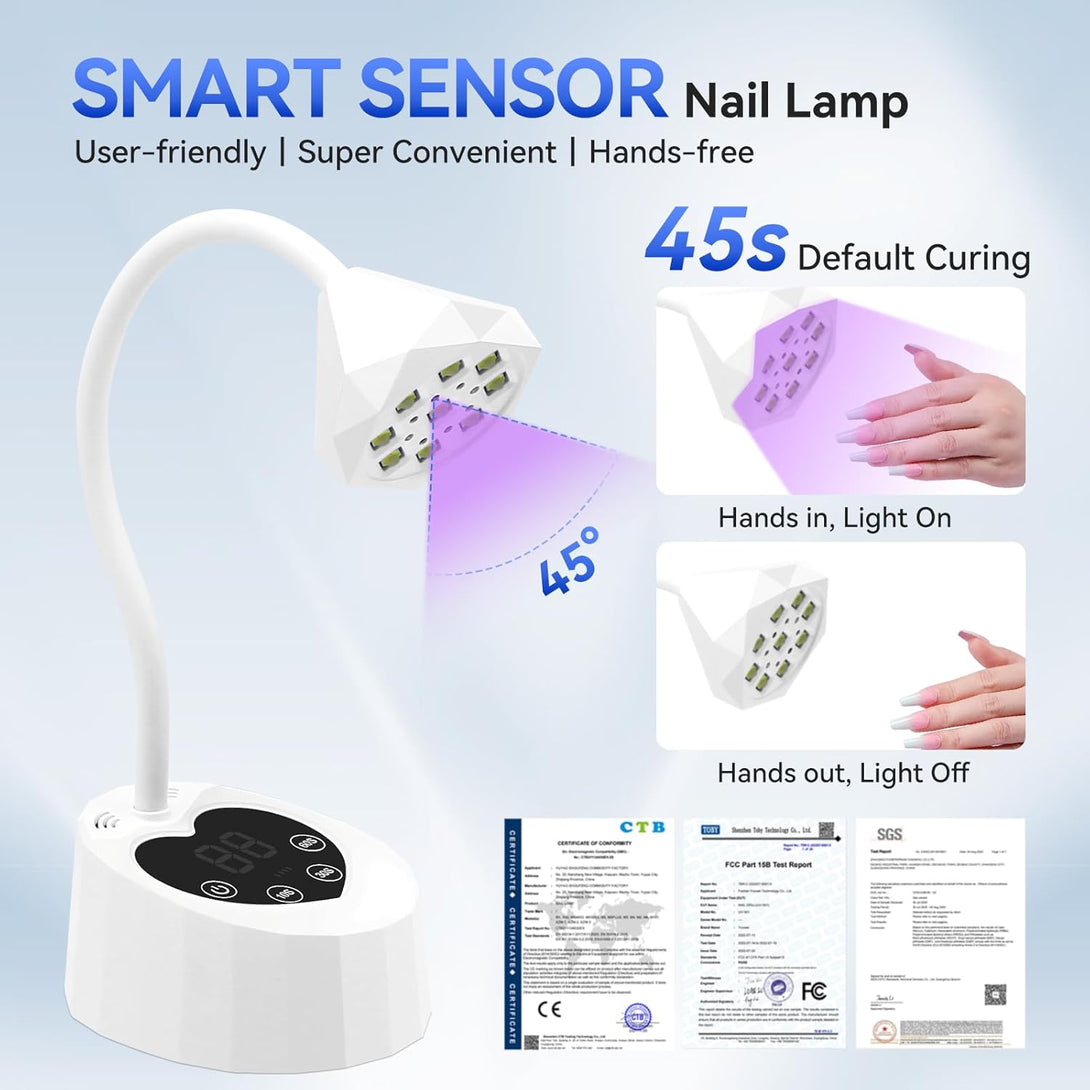 Saviland rechargeable uv nail lamp