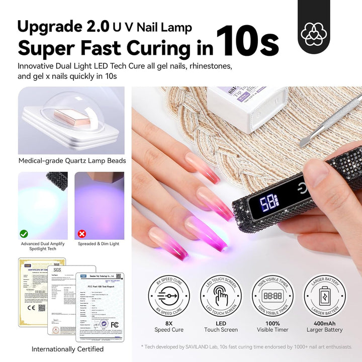 Saviland uv light for gel nails