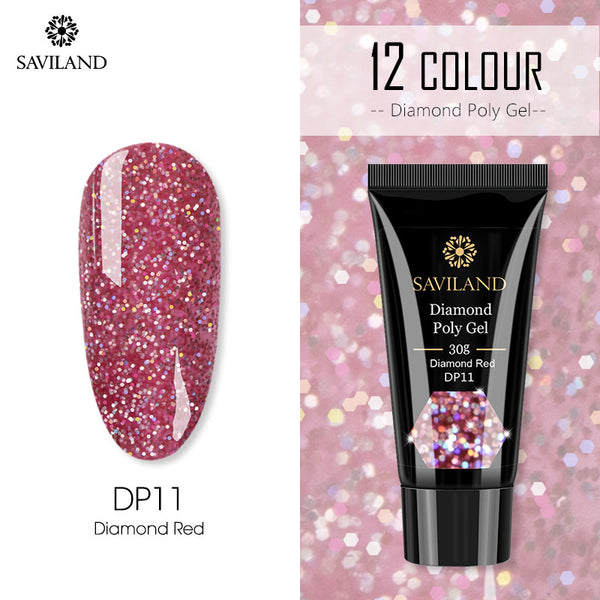 Saviland Free 30g Glitter Poly Gel