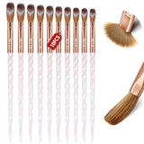[US ONLY]10PCS Acrylic Nail Brush - Size 4/6/8/10/12/14/16/18/20/22