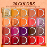 [US ONLY]31PCS Dip Powder Nail Kit – 20 Colors