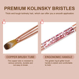 [US ONLY]Kolinsky Size 12 Rose Acrylic Nail Brush