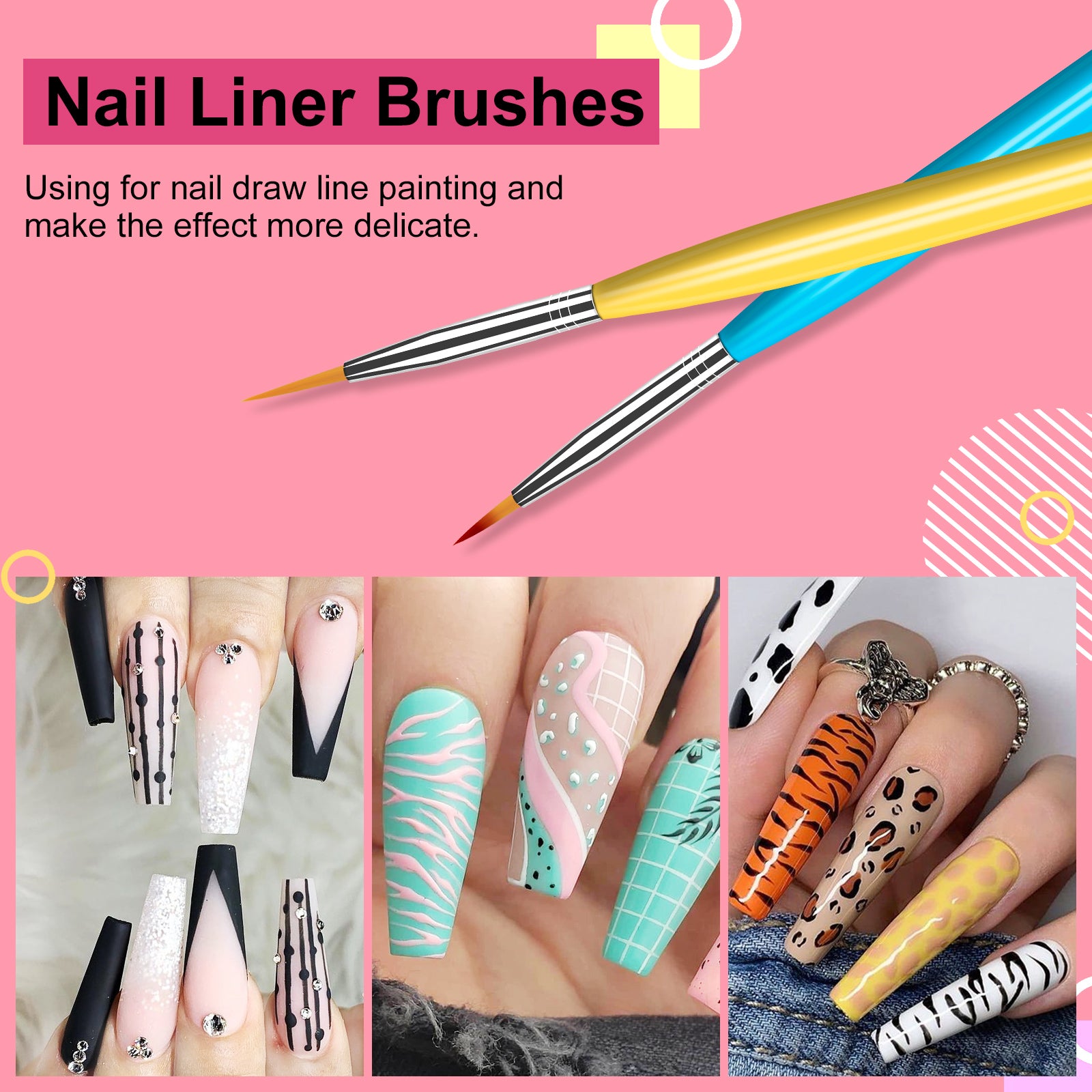 [US ONLY]12pcs Nail Art Brush Set