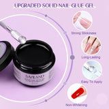 [US ONLY]Nail Tips and Solid Nail Glue Gel kit