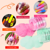 [US ONLY]10 Colors Acrylic Powder Set