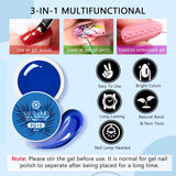 [US ONLY]12 Colors Gel Nail Polish Kit - Nail Starter Kit With Nail Art Brushes Tools Decorations